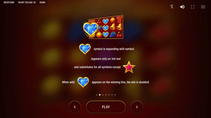 Heart Deluxe 2x - Sembol seti: yediler, çan, meyveler